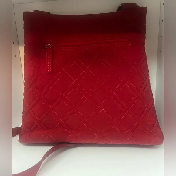Vera Bradley Quilted Red Crossbody - Picture 4 of 9